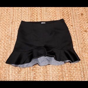 Black scuba skirt